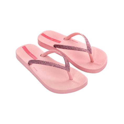 Ana Flip Flop Pink Sparkle Pink Chicken