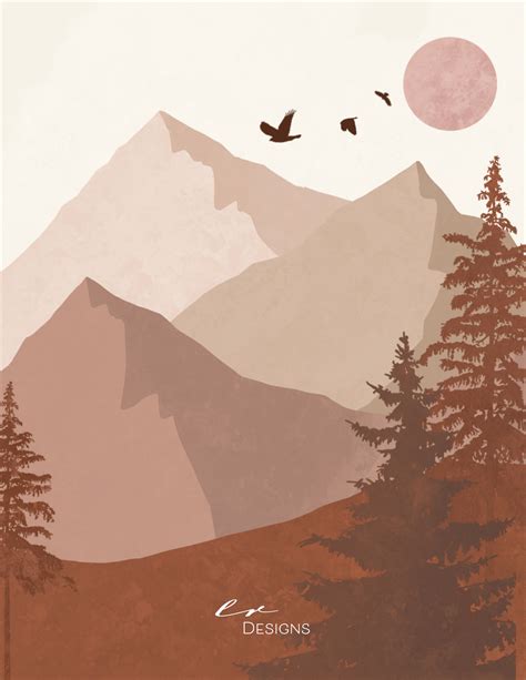 Check spelling or type a new query. Boho Mountains Digital Illustration | Art wallpaper, Art ...