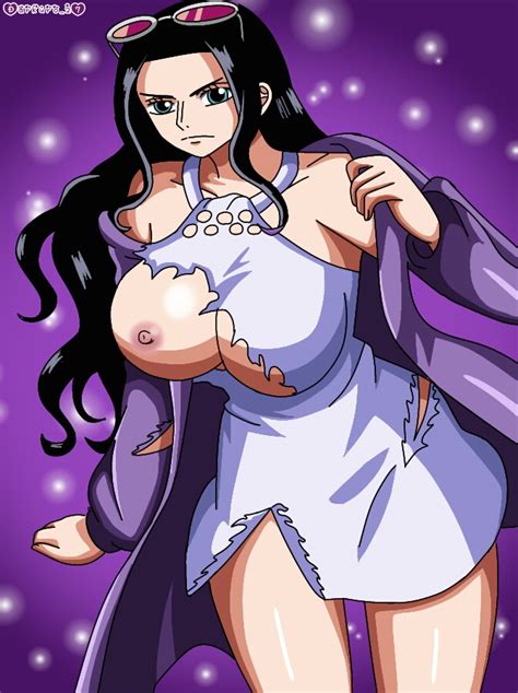 Darkuro 27 Nico Robin One Piece 1girl Breasts Female Focus Glasses Nipples Image View