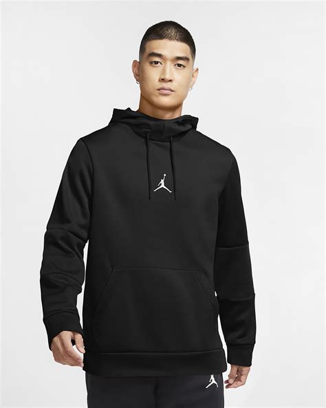 Jordan Air Therma Mens Fleece Pullover Hoodie Nike Hr