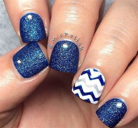 UÑAS AZULES DECORADAS Diseños, Combinaciones para toda ocasion