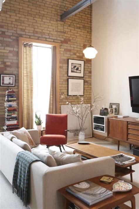 50 Gorgeous Living Room Exposed Brick Wall Decor Ideas Livingroom