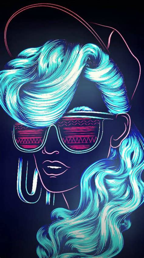 Neon Girl Wallpapers Top Free Neon Girl Backgrounds Wallpaperaccess