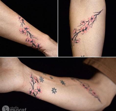 Cherry Blossom Tattoo Wrap Around Tattoo Wrap Tattoo Back Tattoo