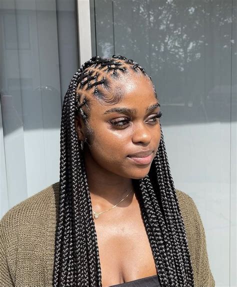 Criss Cross Knotless Braids Quick Braided Hairstyles Quick Weave