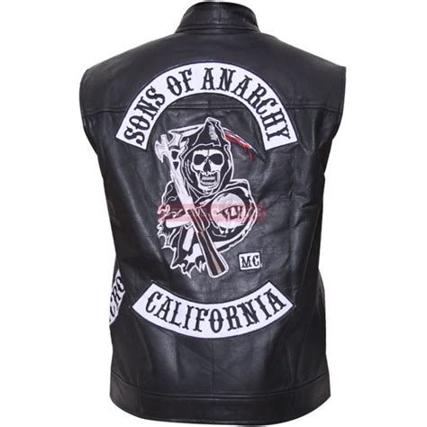 Jax Teller Sons Of Anarchy Vest With Patches Sons Of Anarchy Vest