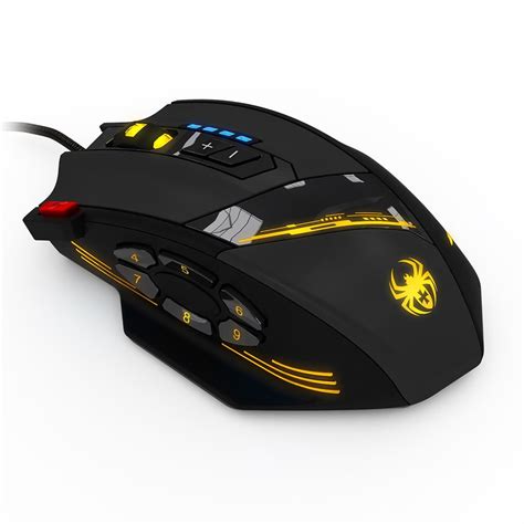 Zelotes C 12 Wired Usb Optical Gaming Mouse 12 Programmable Buttons