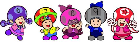 Numbertoads 6 10 As Number Squad By Alexiscurry On Deviantart