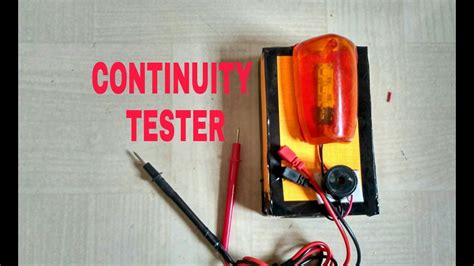 How To Make A Continuity Tester At Home