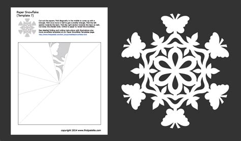 Printable Snowflake Cut Outs