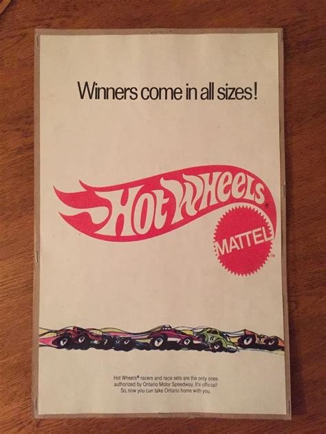 Vintage Hot Wheels Poster Ad Diecast Toys 1874025110