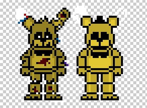 Five Nights At Freddys 2 Pixel Art Png Clipart Free Png Download