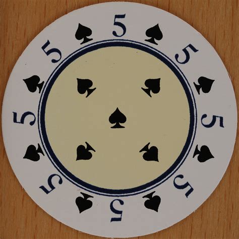 Playing cards, set of cards that are numbered or illustrated (or both) and are used for playing games, for education, for divination, and for conjuring. Dalvey Round Playing Card 5 of Spades | Leo Reynolds | Flickr