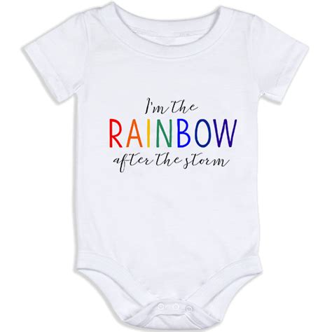 Rainbow After The Storm Baby Onesie 904 Custom