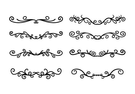 Scroll Work Vector 100951 Vector Art At Vecteezy