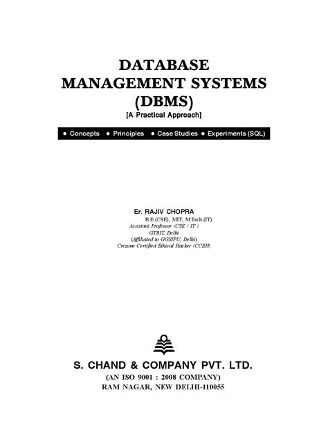 Download Database Management System A Practical Approach 2022 Pdf