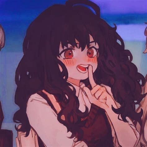 Anime Characters With Curly Hair You Can T Filter That If I M Right Too Bad