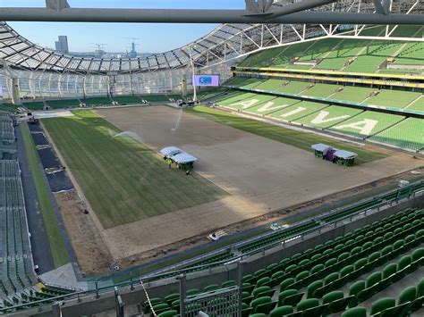 First Sisgrass Hybrid Pitch Installed In Ireland At The Aviva Stadium