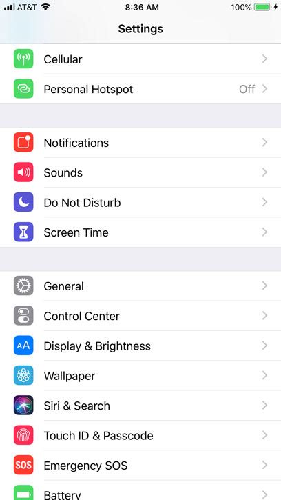 Iphone Basics Security And General Settings