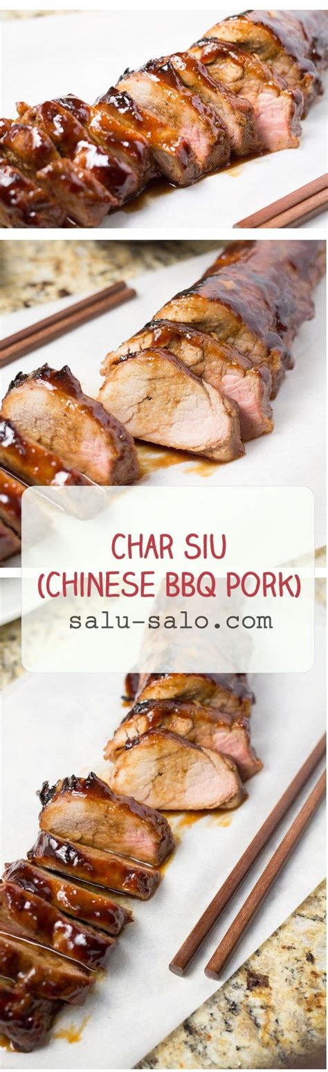 Cut pork roast in half lengthwise. Char Siu (Chinese BBQ Pork) - Salu Salo Recipes | Recipe ...