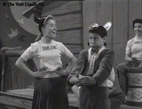 Darlene Gillespie With Don Grady In Disneyland Calypso Mickey