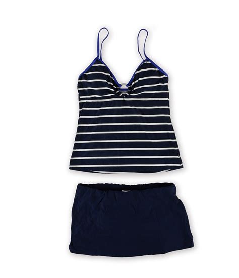 Buy A Nautica Womens Keyhole Skirted 2 Piece Tankini Tagsweekly