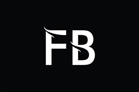 Fb Monogram Logo Design By Vectorseller
