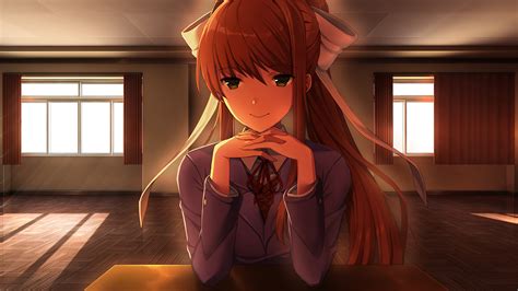 Monika Doki Doki Literature Club Image By Satchely 2209002