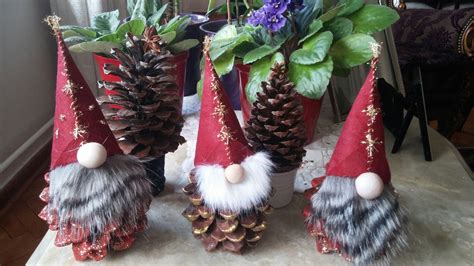 Pinecone Gnomes Christmas Crafts Diy Pinecone Crafts Kids Xmas Crafts