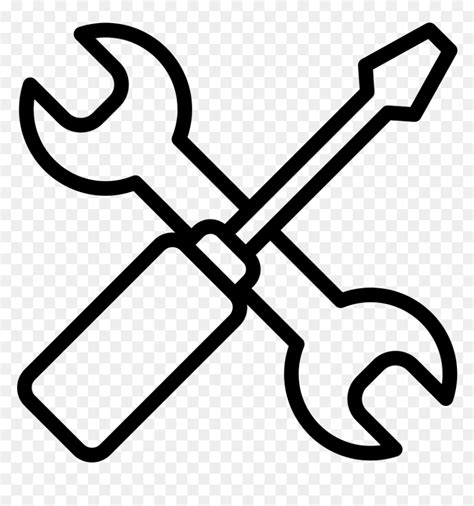 Tools Icon White Png Transparent Png Vhv