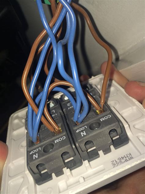 Help Fitting A Two Gang Dimmer Switch Screwfix Community Forum