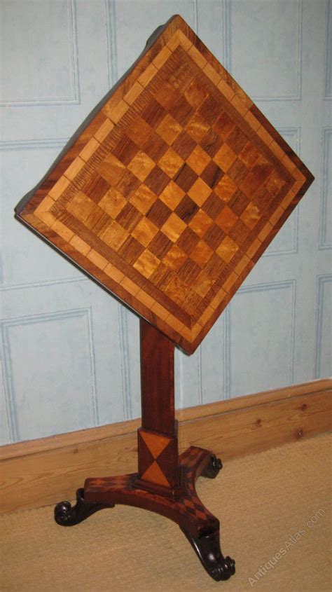 Quality Regency Inlaid Chess Table Antiques Atlas