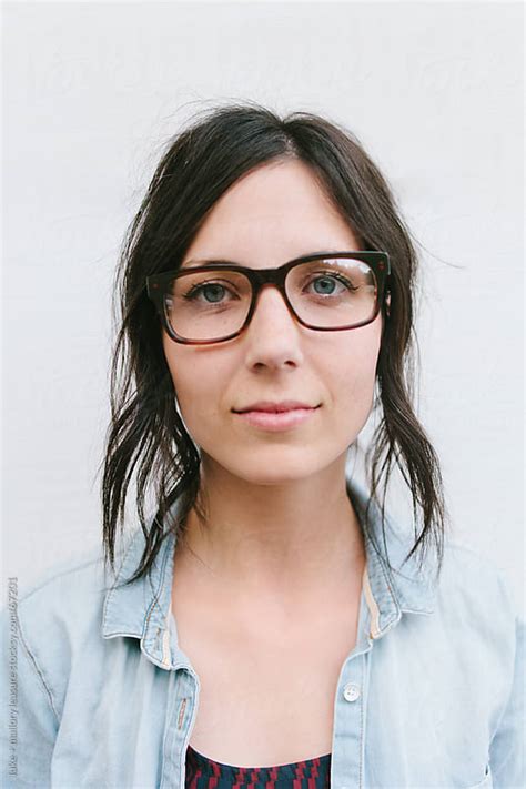 Glasses Babe By Luke Mallory Leasure Stocksy United