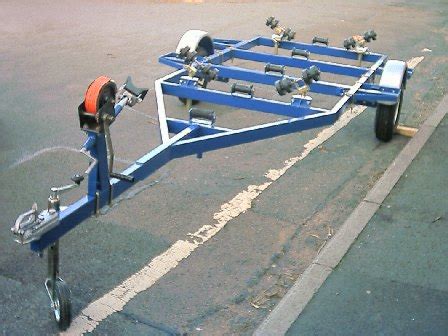 Getting to a launch ramp with a trailered boat safely can be a challenge, but using the proper equipment and knowing how to drive a boat trailer/vehicle rig can. How to build a simple boat trailer, racing dinghy designs