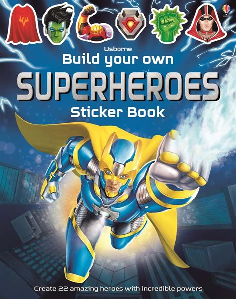 Build Your Own Superheroes Sticker Book At Usborne Books
