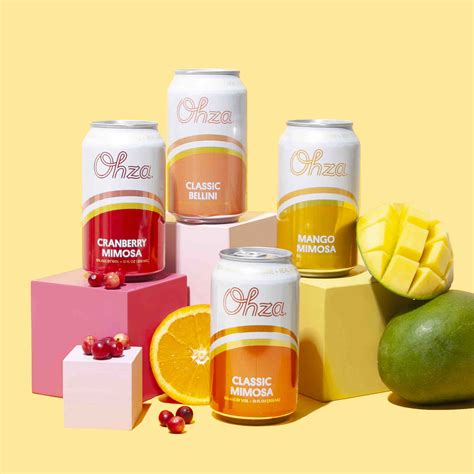 Ohza Offers A Lineup Of Four Ready To Drink Mimosas