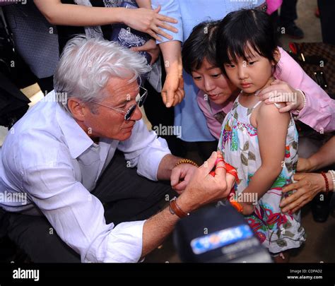 June 21 2011 Seoul South Korea Actor Richard Gere Visits Jogyesa