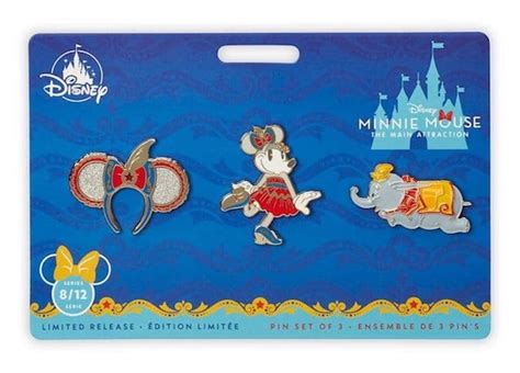 Dumbo Minnie Mouse The Main Attraction Pin Set Disney Pins Blog