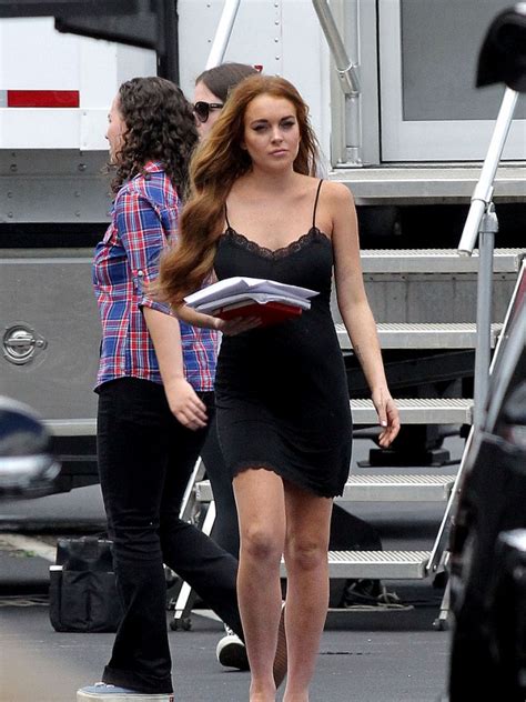First Photos Lindsay Lohan And Charlie Sheen Film ‘scary