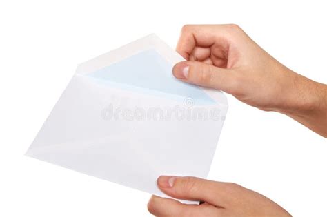 Opening Envelope Stock Image Image Of Envelope Document 1635789