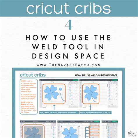 How To Weld In Cricut Design Space The Navage Patch