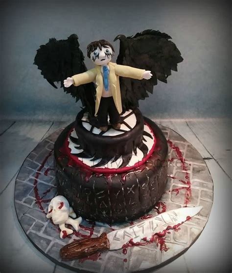 Supernatural Castiel Cake Supernatural Birthday Cake Supernatural