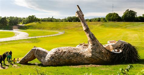 Danish Recycling Artist Thomas Dambo Installed 7 Giant Wooden Trolls In