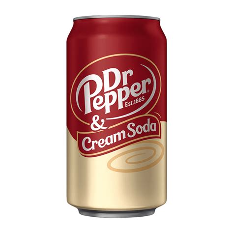 Dr Pepper Cream Soda 355ml American Soda Online Kellys Expat Shopping