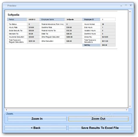 Download Excel Payroll Calculator Template Software 70