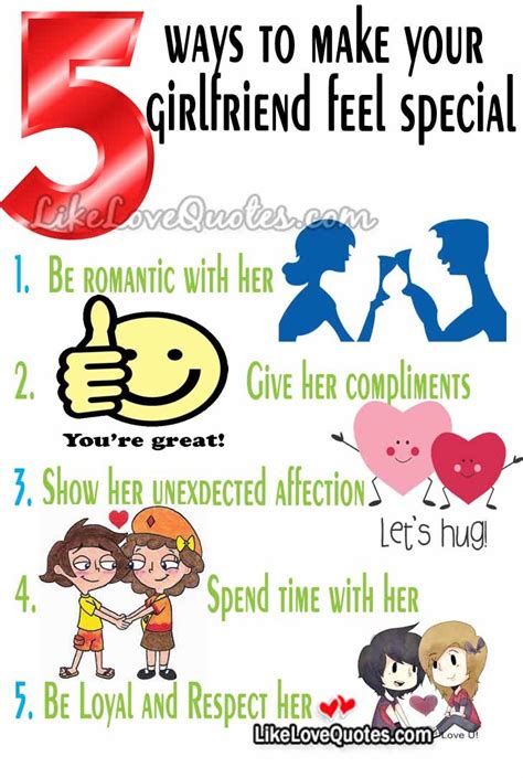 Sometimes all she wants is a sweet text that will make her smile. 5 ways to make your girlfriend feel special | Love, Life ...