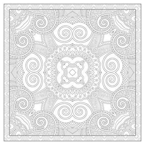 Complex And Elaborated Mandala Very Difficult Mandalas For Adults