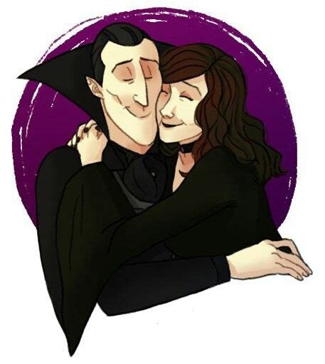 Dracula And Martha In Their Romantic Embrace Hug From Hotel