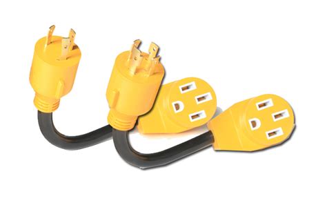 This adapter will connect any generator with a 50 amp 125 volt twist outlet to an rv. 50 Amp Generator Plugs | 3 Prong to 4 Prong Adapter ...