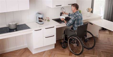 Base cabinets feature a 9 high and 6 deep toe kick to allow wheelchair users to. Wheelchair Accessible ADA CSA Kitchen Sinks | BLANCO